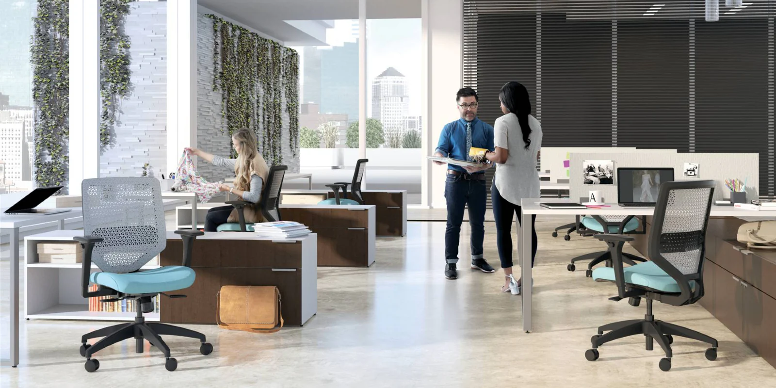 Workstation furniture layout