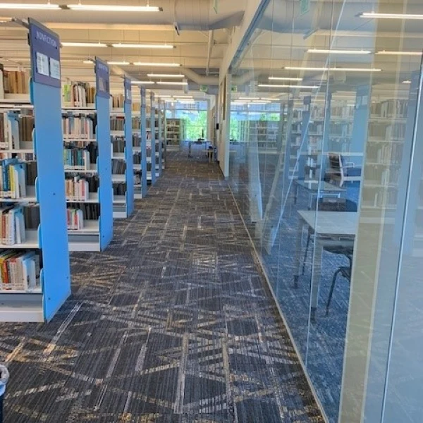 Tenant improvement build-out at the Tacoma library